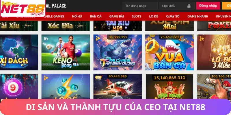 Di sản và thành tựu của CEO Thiên Kim tại Net88