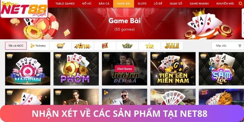 Các Sản Phẩm Tại Net88: Tổng Quan Sản Phẩm Hot Tại Net88 Nhận xét về các sản phẩm tại Net88